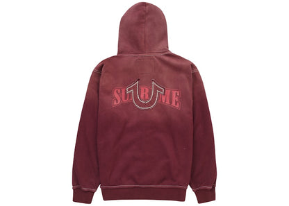 Supreme True Religion Zip Up Hooded Sweatshirt (FW22) Eggplant