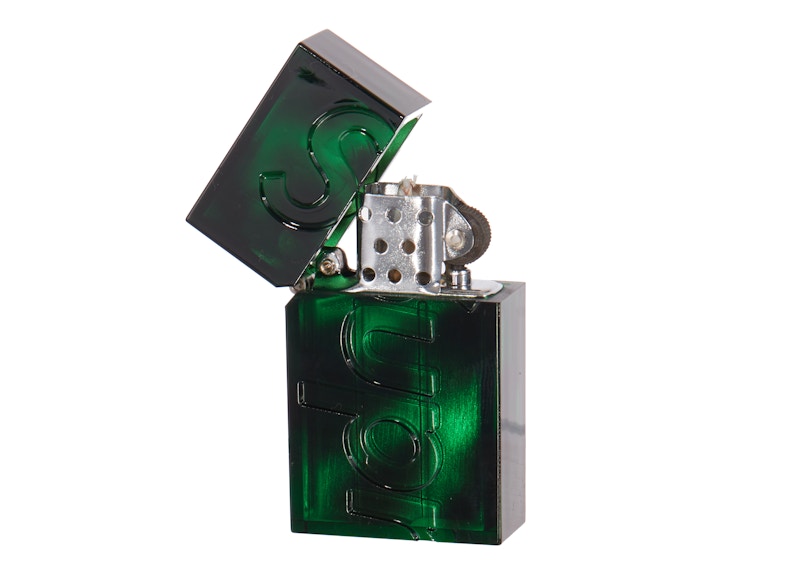 Supreme Tsubota Pearl Hard Edge Lighter (FW21) Green