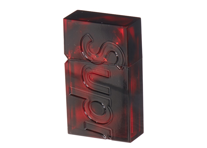 Supreme Tsubota Pearl Hard Edge Lighter (FW21) Red
