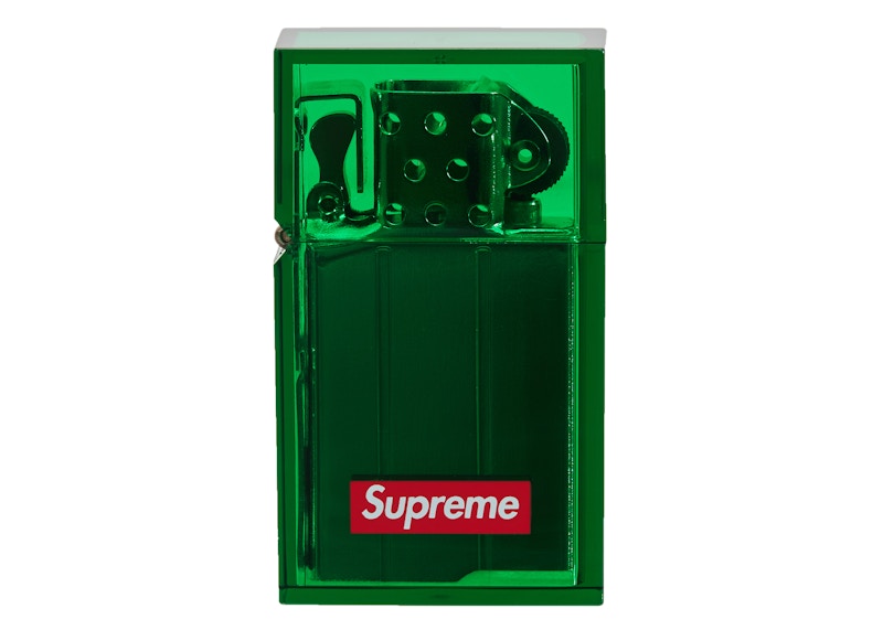 Supreme Tsubota Pearl Hard Edge Lighter (FW19) Green