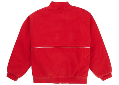 Supreme Twill Old English Varsity Jacket Red