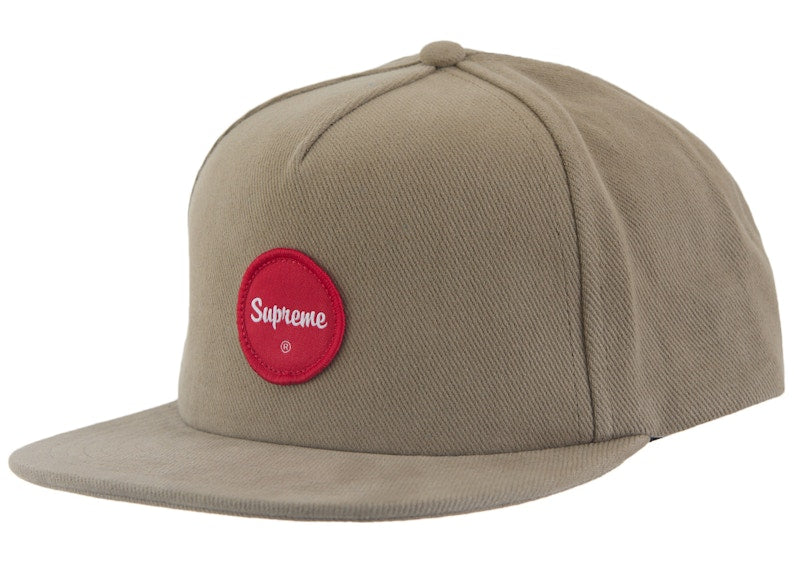 Supreme Twill Patch 5-Panel Khaki