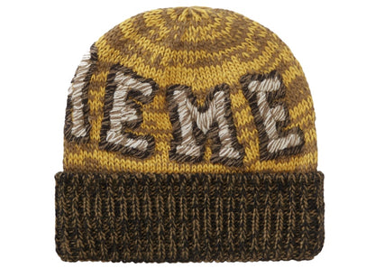 Supreme Twist Beanie Brown