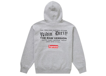 Supreme UGK Hooded Sweatshirt Heather Grey