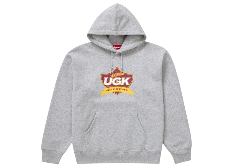 Supreme UGK Hooded Sweatshirt Heather Grey