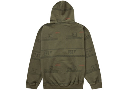 Supreme UNDERCOVER Zip Up Hooded Sweatshirt Dark Olive