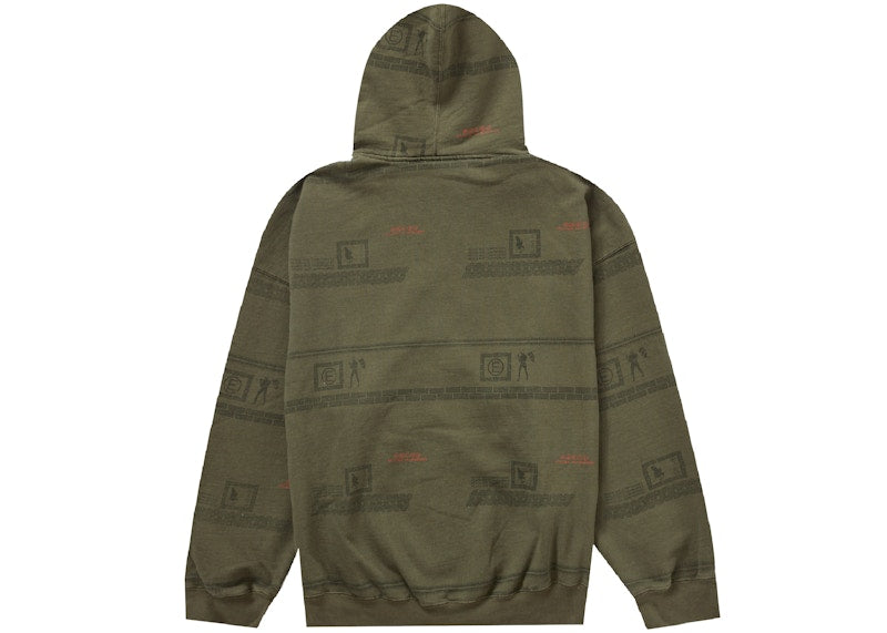 Supreme UNDERCOVER Zip Up Hooded Sweatshirt Dark Olive