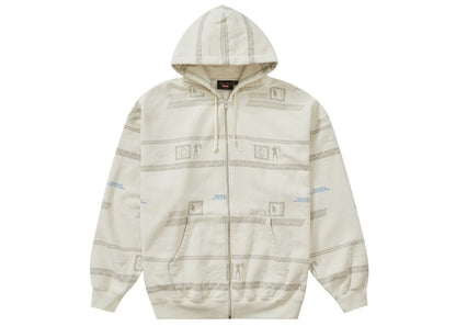 Supreme UNDERCOVER Zip Up Hooded Sweatshirt Stone