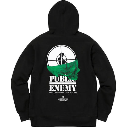 Supreme UNDERCOVER/Public Enemy Terrordome Hooded Sweatshirt Black
