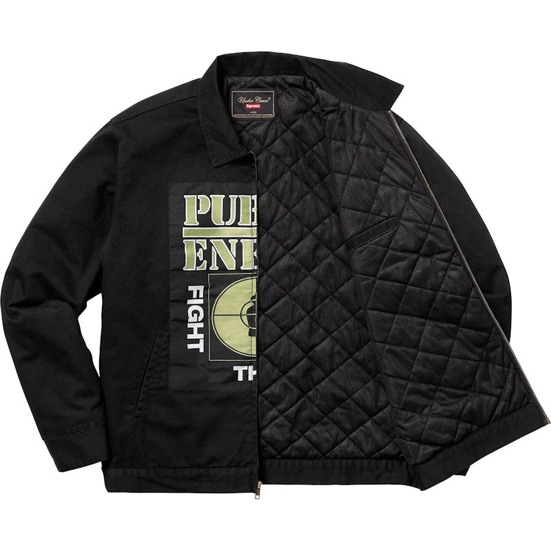 Supreme UNDERCOVER/Public Enemy Work Jacket Black