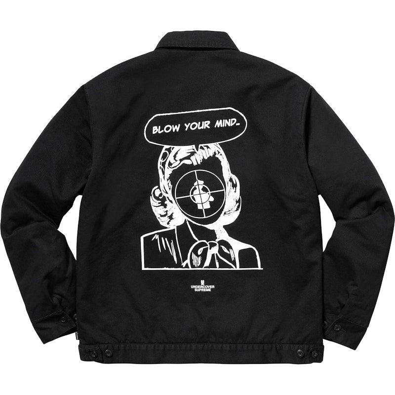 Supreme UNDERCOVER/Public Enemy Work Jacket Black