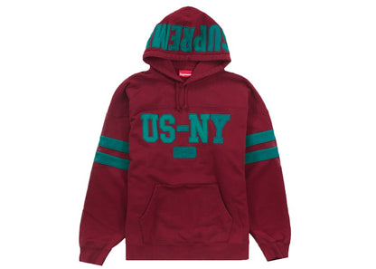 Supreme US-NY Hooded Sweatshirt Cardinal