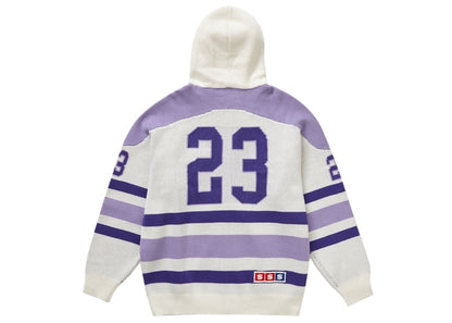 Supreme USA Zip Up Hooded Sweater White