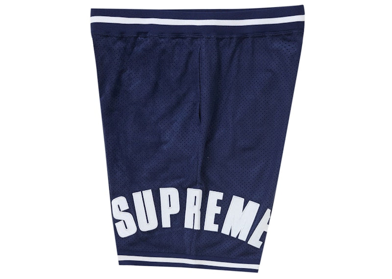 Supreme Ultrasuede Mesh Short Navy