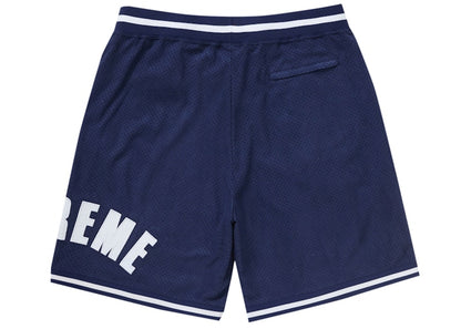 Supreme Ultrasuede Mesh Short Navy