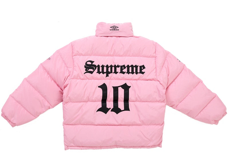 Supreme Umbro Down Puffer Jacket Pink