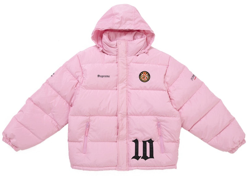 Supreme Umbro Down Puffer Jacket Pink