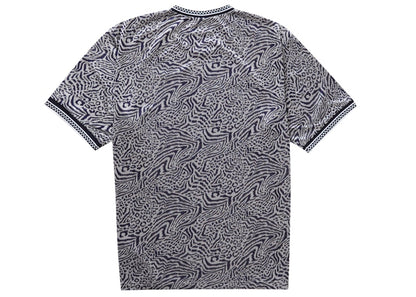 Supreme Umbro Jacquard Animal Print Soccer Jersey Navy