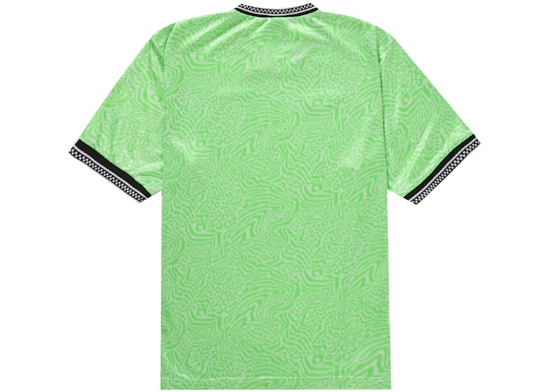 Supreme Umbro Jacquard Animal Print Soccer Jersey White