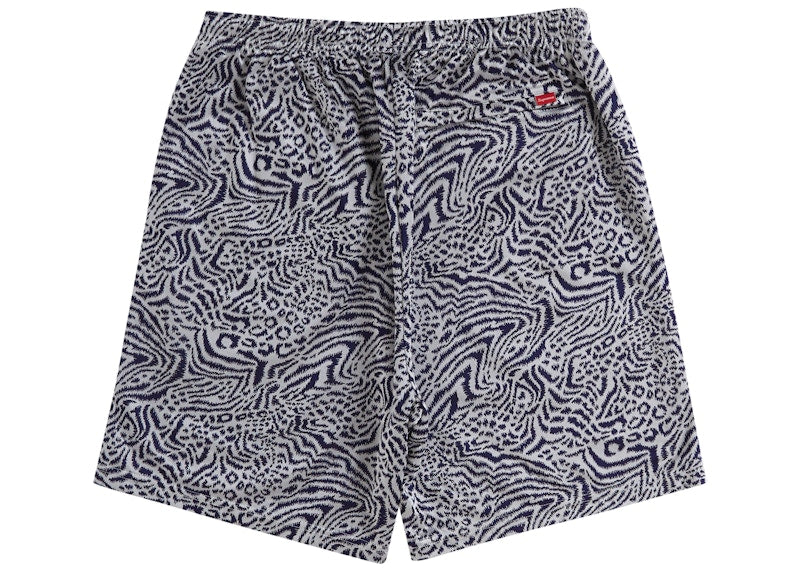 Supreme Umbro Jacquard Animal Print Soccer Short Navy