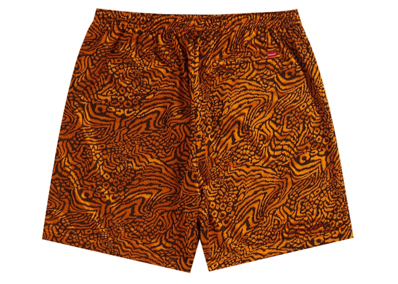 Supreme Umbro Jacquard Animal Print Soccer Short Orange