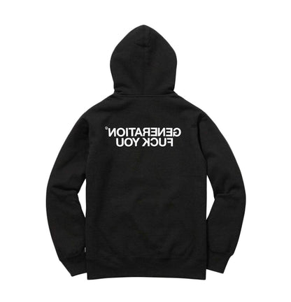 Supreme Undercover Generation Fuck You Zip Up Hoodie Black