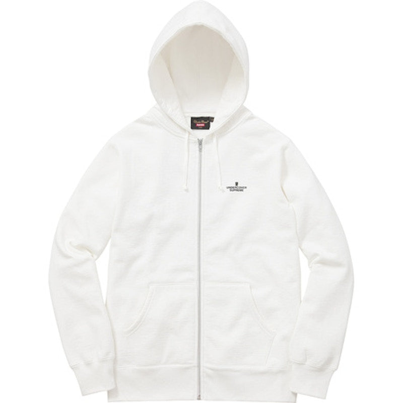Supreme Undercover Generation Fuck You Zip Up Hoodie White