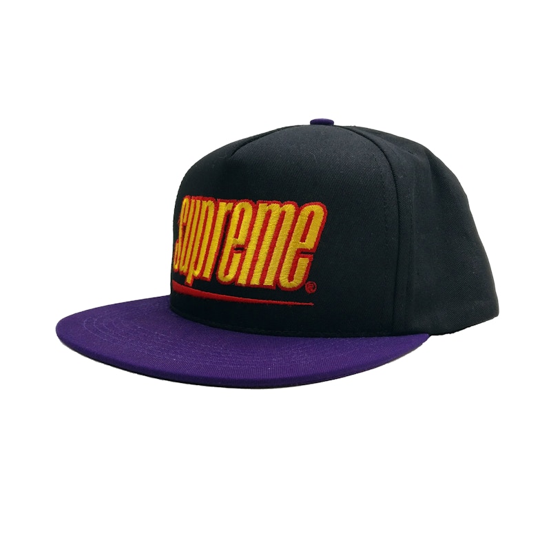 Supreme Underline 5-Panel Black