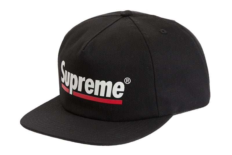 Supreme Underline 5-Panel (SS20) Black