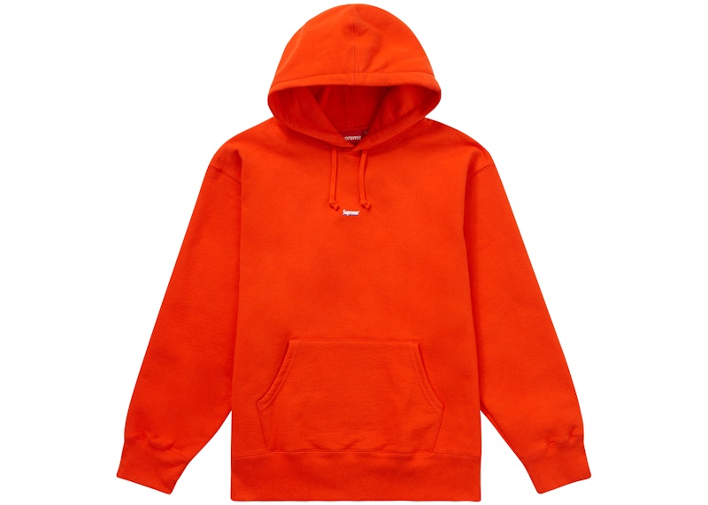 Supreme Underline Hooded Sweatshirt Bright Orange