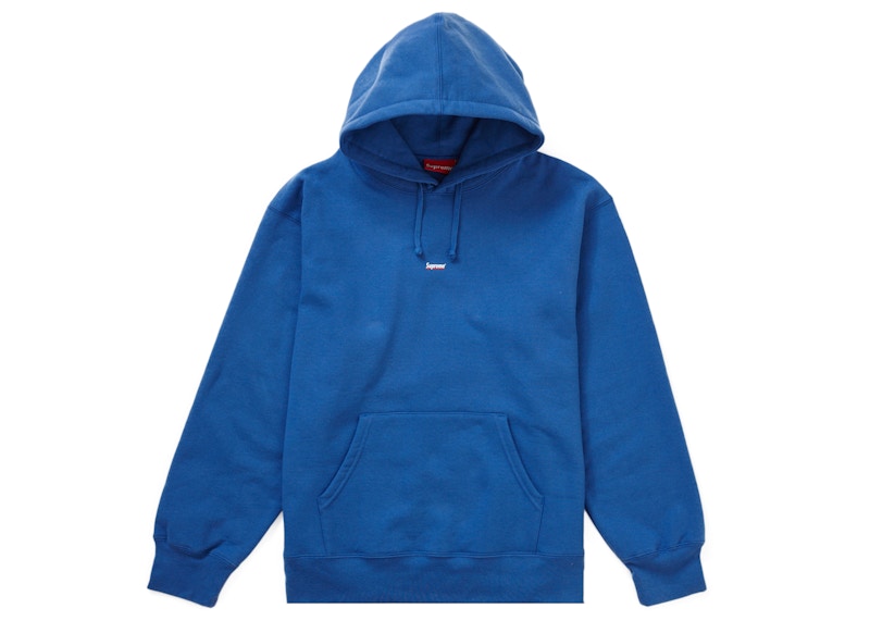 Supreme Underline Hooded Sweatshirt Washed Royal