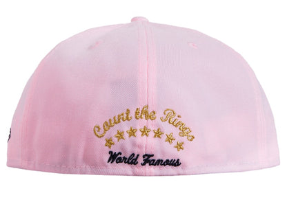 Supreme Undisputed Box Logo New Era Fitted Hat Pink