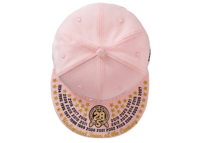 Supreme Undisputed Box Logo New Era Fitted Hat Pink