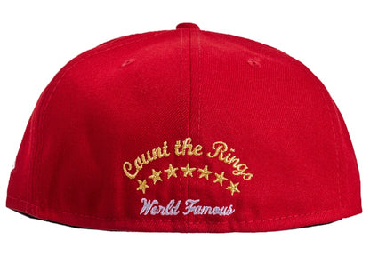 Supreme Undisputed Box Logo New Era Fitted Hat Red