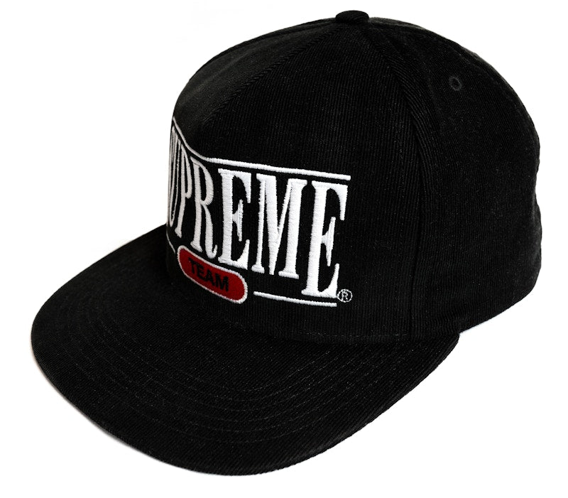Supreme University 5 Panel Hat Black