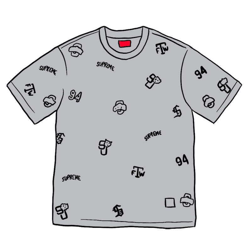 Supreme University S/S Top (SS20) Heather Grey