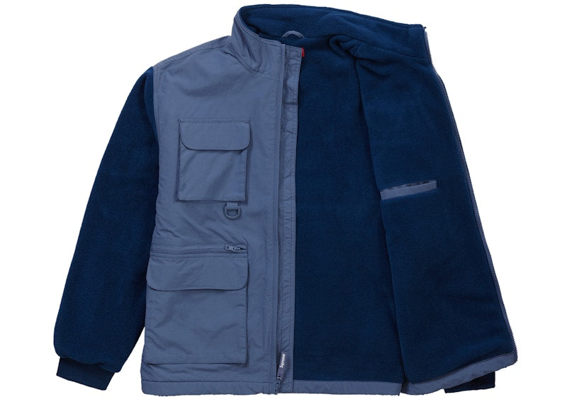 Supreme Upland Fleece Jacket Light Blue
