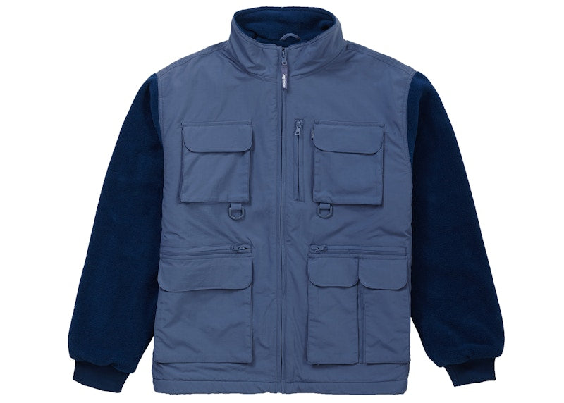Supreme Upland Fleece Jacket Light Blue