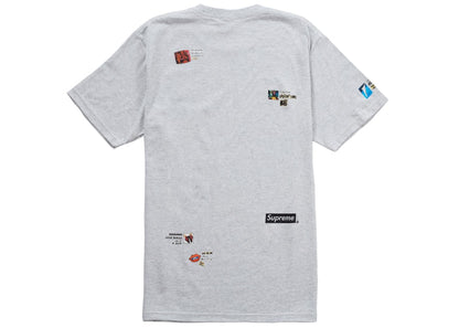 Supreme Upset Tee Ash Grey