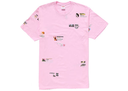 Supreme Upset Tee Light Pink