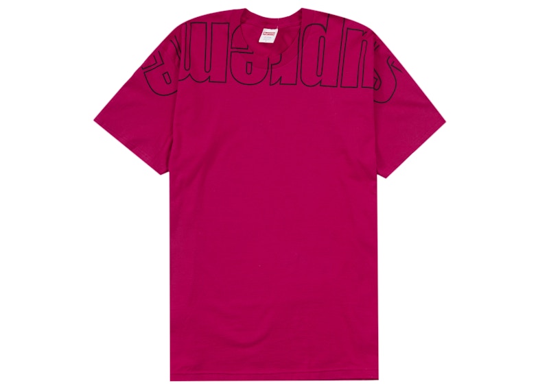 Supreme Upside Down Tee Magenta