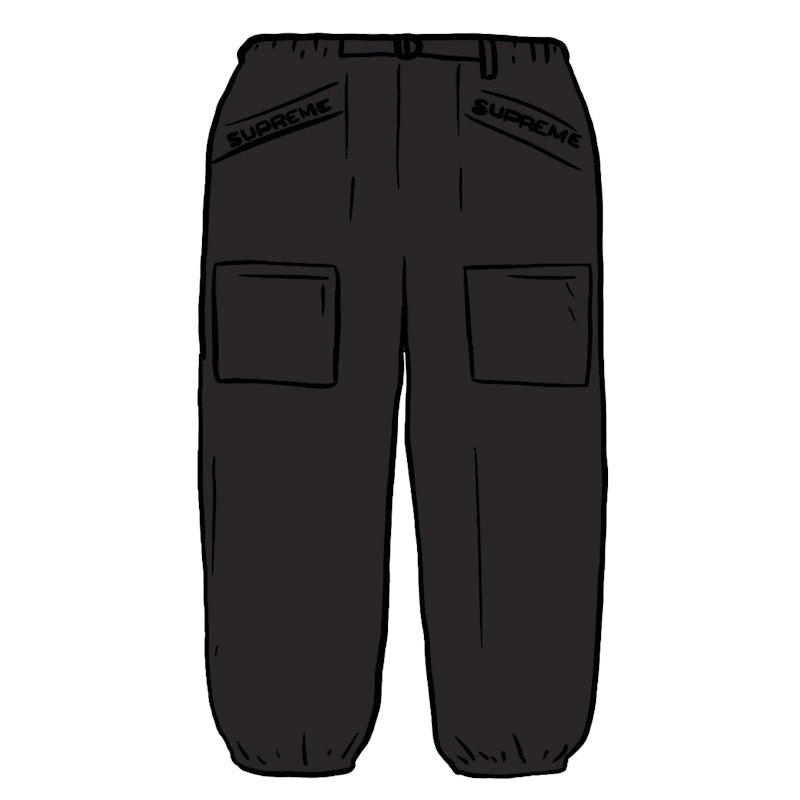 Supreme Utility Belted Pant Black