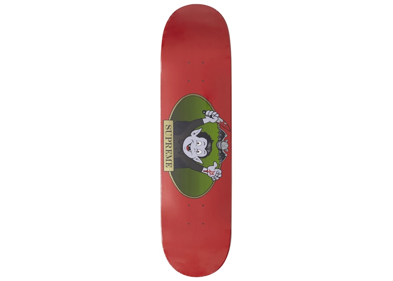 Supreme Vampire Boy Skateboard Red