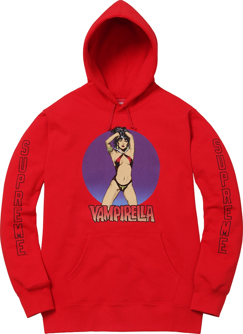 Supreme Vampirella Hooded Sweatshirt Red