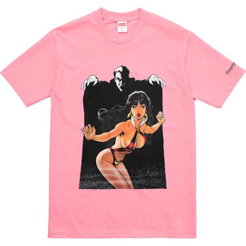 Supreme Vampirella Tee Bright Coral