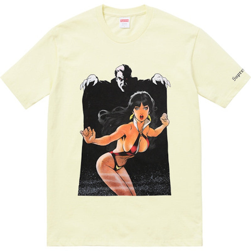Supreme Vampirella Tee Pale Yellow