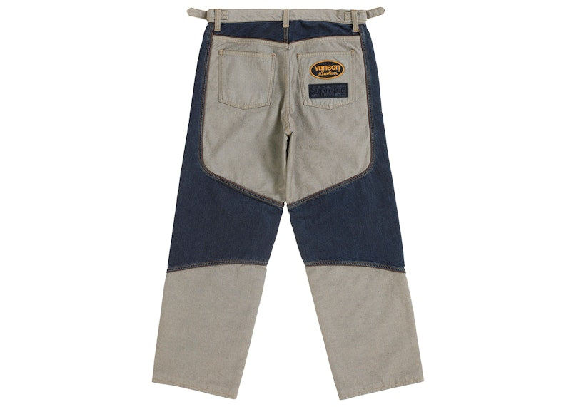 Supreme Vanson Leathers Cordura Cotton Pant Denim