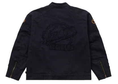 Supreme Vanson Leathers Cordura Denim Jacket Black