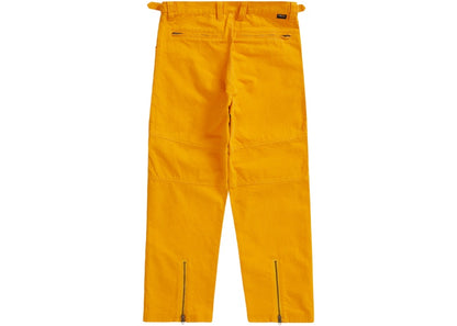 Supreme Vanson Leathers Cordura Denim Racing Pant Yellow