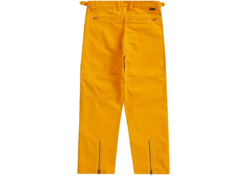 Supreme Vanson Leathers Cordura Denim Racing Pant Yellow
